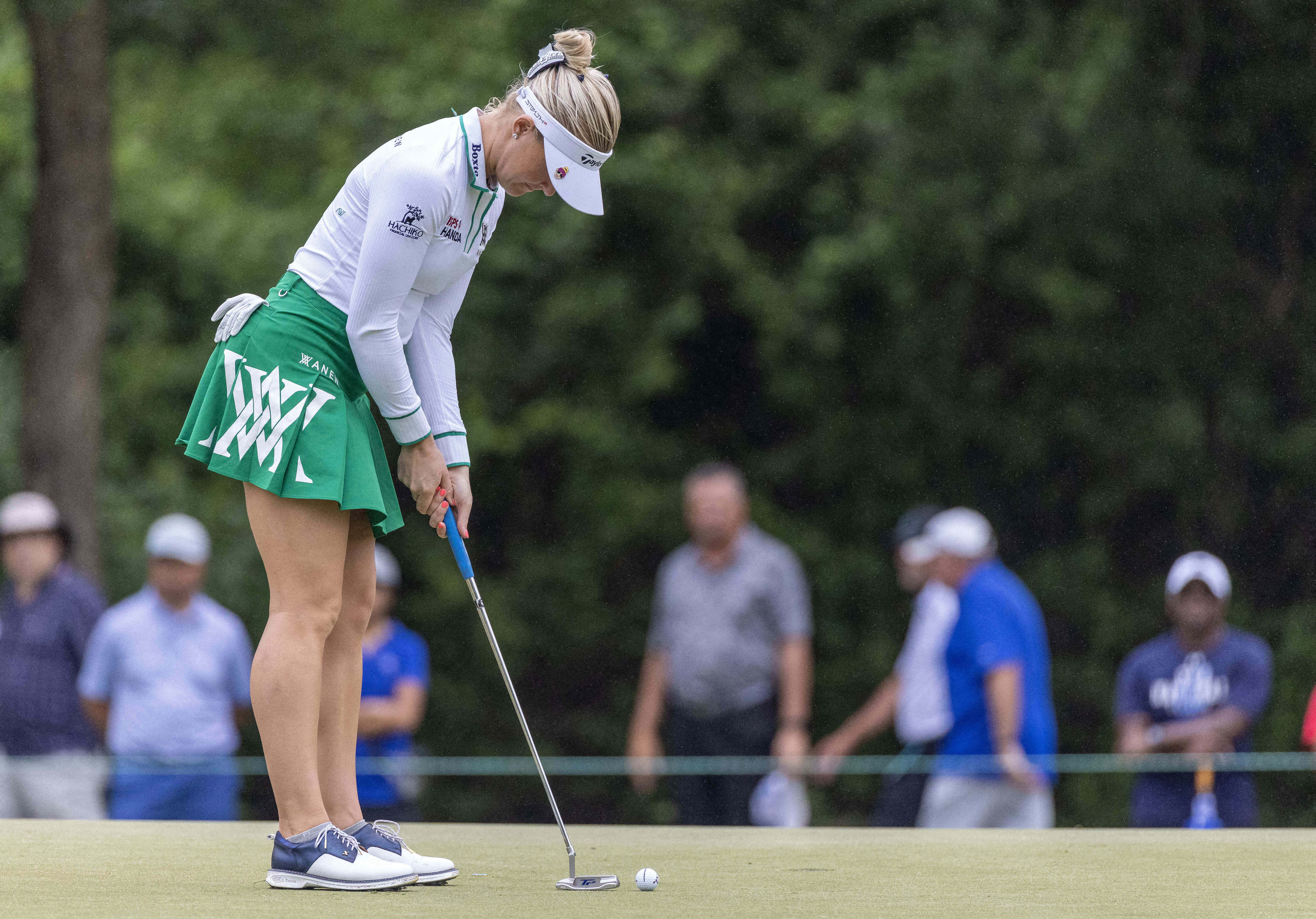 Watch Bronte Law fume at Charley Hull, Georgia Hall: 