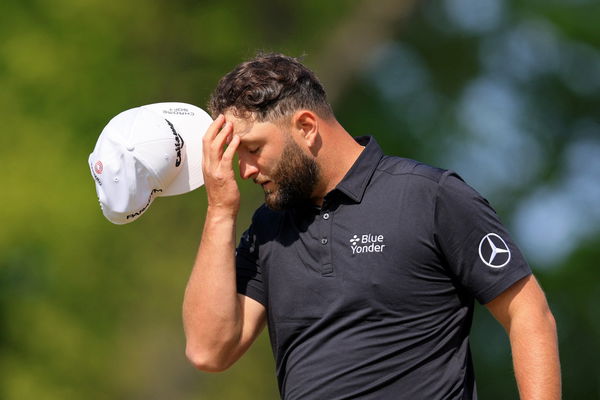 Jon Rahm SMASHES microphone after SHANKING chip shot at US PGA