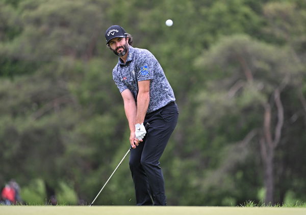 WATCH: Adam Hadwin FORCED to retrieve club from bushes after tossing it!