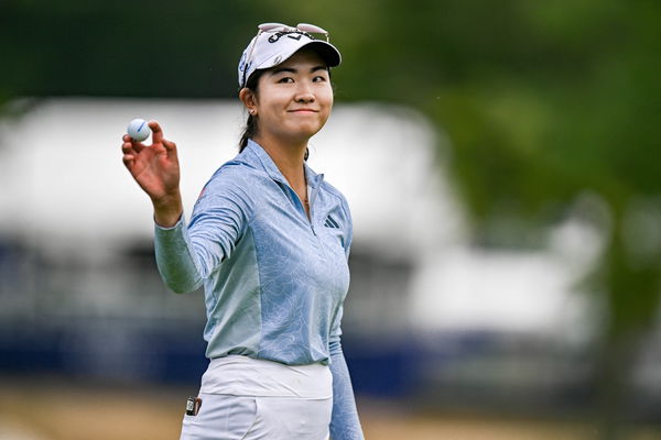 WATCH: Rose Zhang pulls off INSANE trick with tee at Pebble Beach!