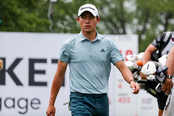 Collin Morikawa and caddie RIPPED over how they lined up a TWO-FOOTER