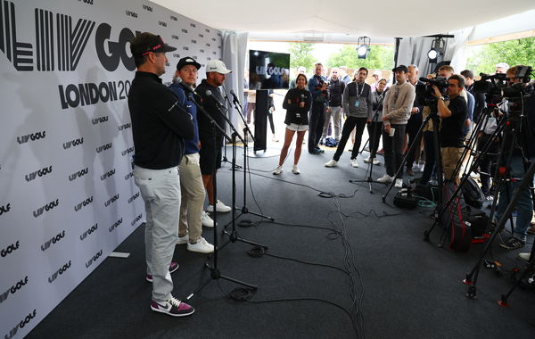 Graeme McDowell perplexed (?!) with reporter's question at LIV Golf London