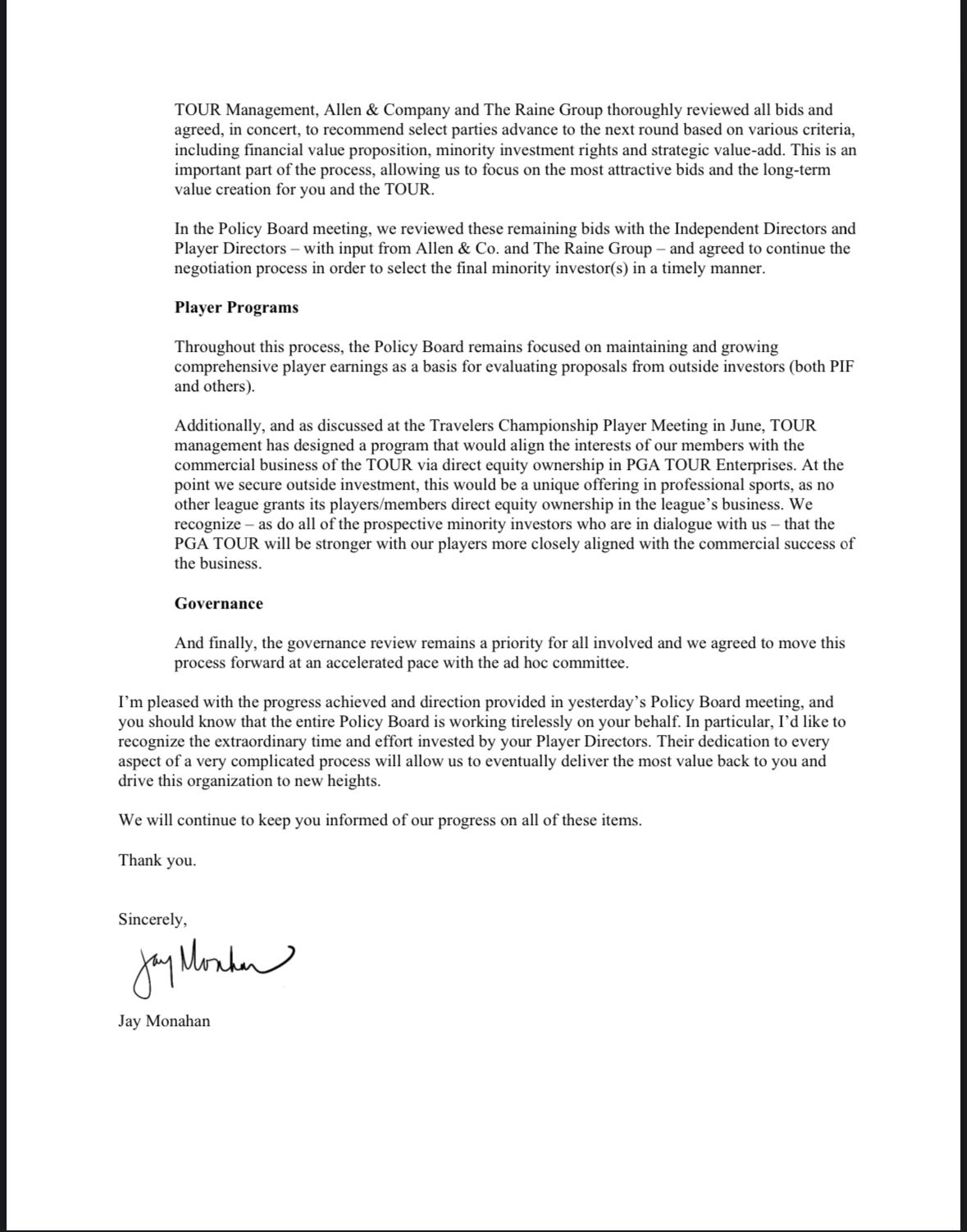 Phil Mickelson shocked after seeing leaked PGA Tour memo