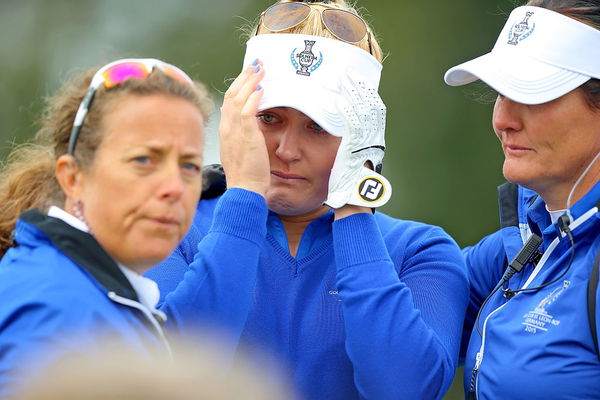 charley hull tears solheim cup