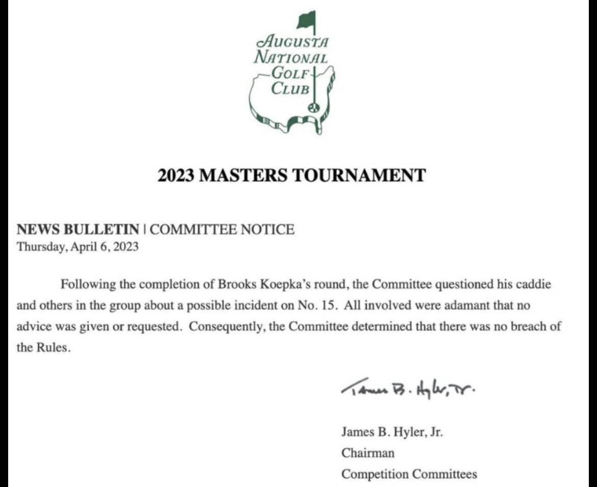 McGinley 'staggered' as LIV Golf's Brooks Koepka is CLEARED of rules violation!