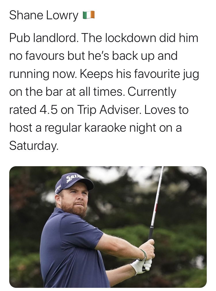 PAR-ODY: If some of the world's best golfers had different day jobs...