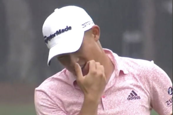 Collin Morikawa hits SHOCKING COLD TOP at The Players Championship