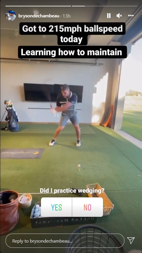 Bryson DeChambeau achieves NEW BALL SPEED RECORD ahead of return to the PGA Tour