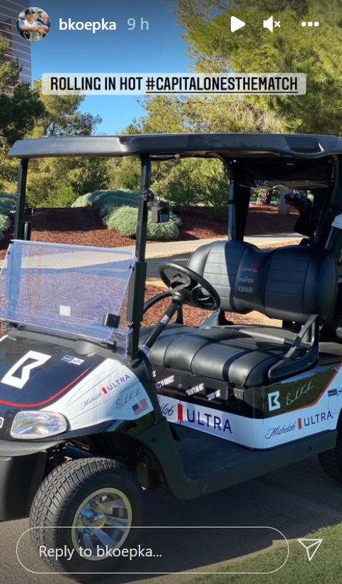 Brooks Koepka shares sneak peek of his BALLER golf cart he'll use in The Match