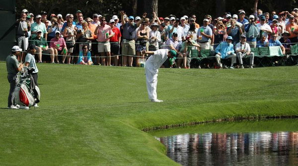 Fleetwood's caddie upstages boss at Masters