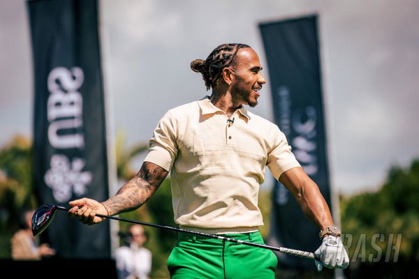 Lewis Hamilton in golf challenge with Tom Brady, likens putting to Tiger Woods