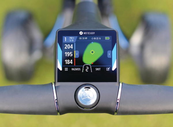 Motocaddy launches world's first TOUCH SCREEN electric trolley