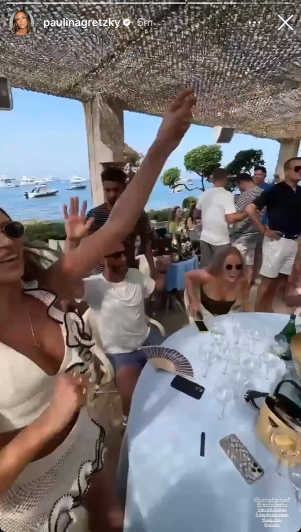 Dustin Johnson PARTIES HARD with Paulina Gretzky ahead of The Open