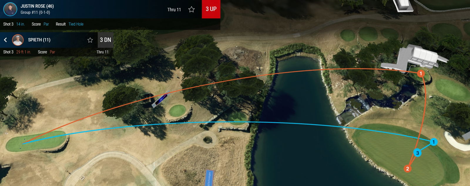WATCH: Jordan Spieth gets up and down in ridiculous fashion after WILD tee shot