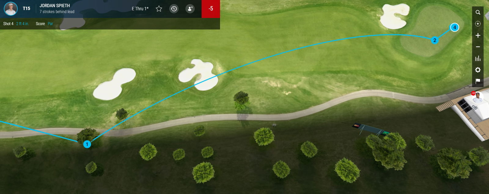 WATCH: Jordan Spieth escapes once again with