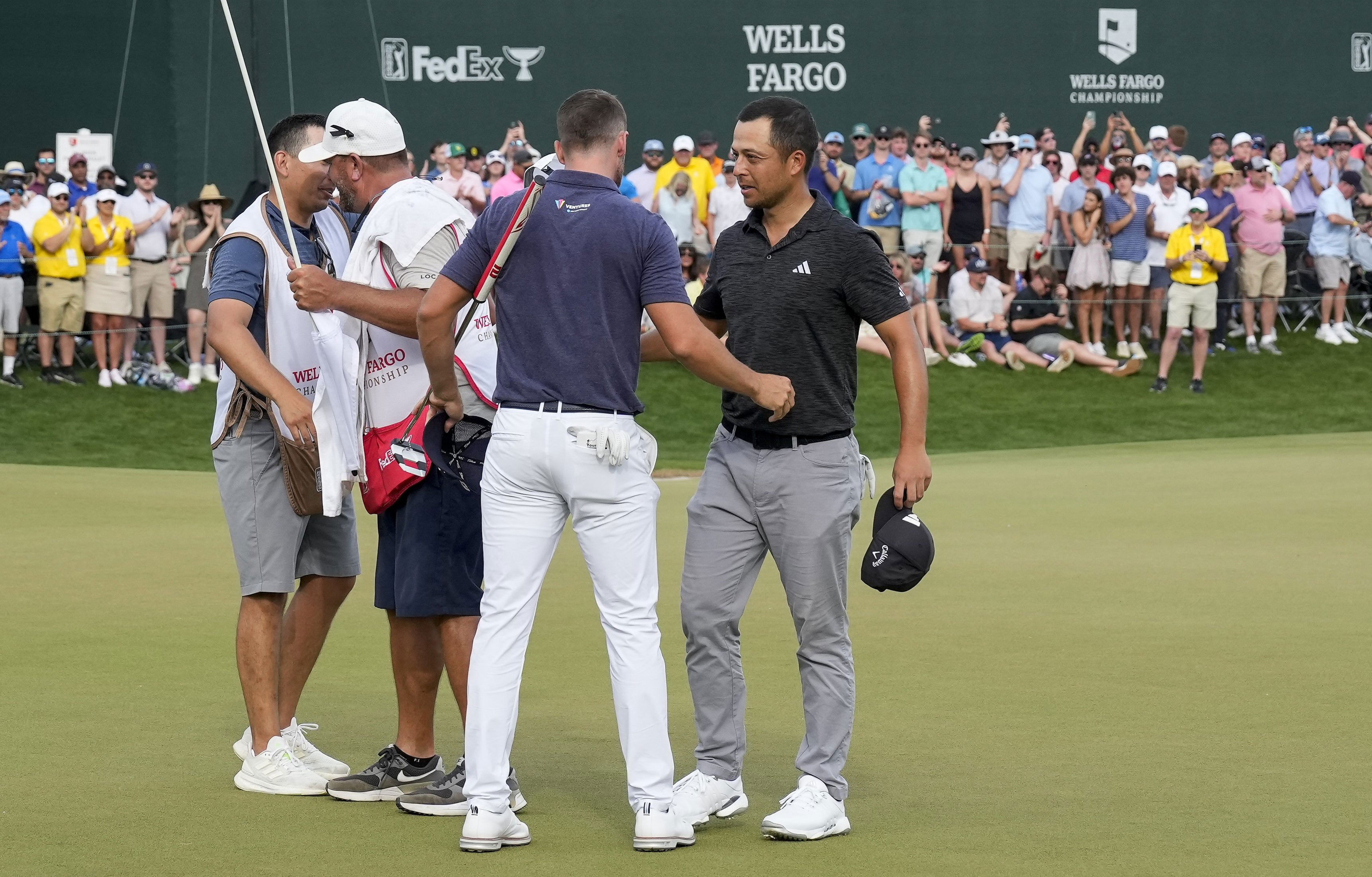 How much they made at Wells Fargo: Wyndham Clark $3.6m; Rory McIlroy $51k