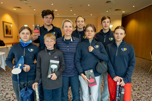 Teenage golfers from war-torn Ukraine meet Rory McIlroy at St. Andrews